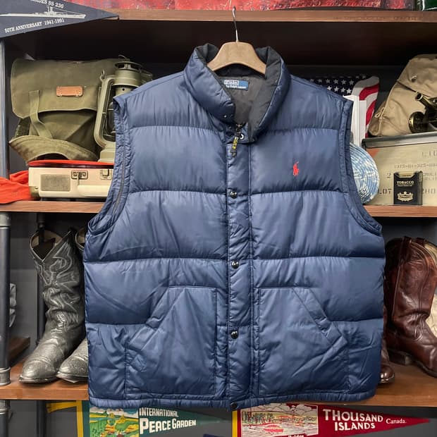 90s 폴로 랄프로렌 다운 푸퍼 베스트 조끼 패딩 N59