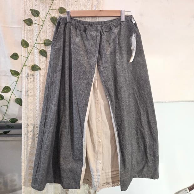 아티잔 모리걸 히피 무드 레이어드 스커트