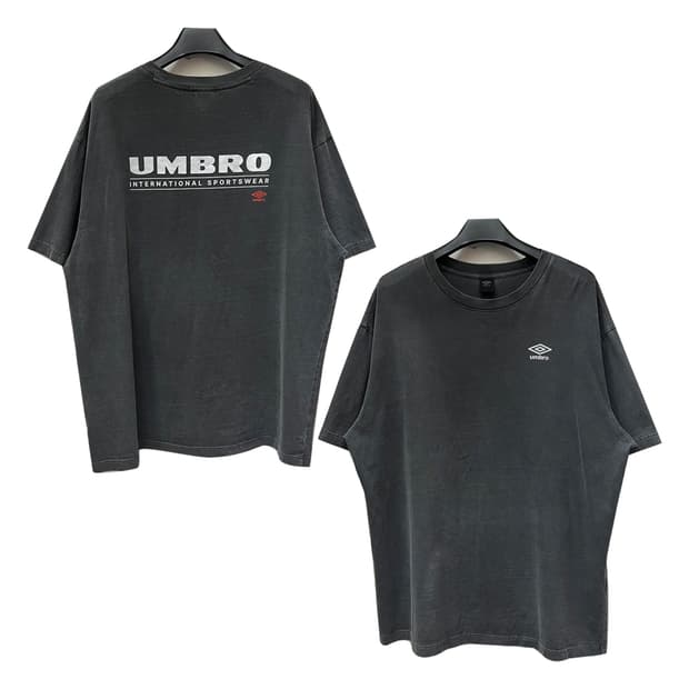 엄브로 피그먼트 다잉 빅로고 반팔티 3XL