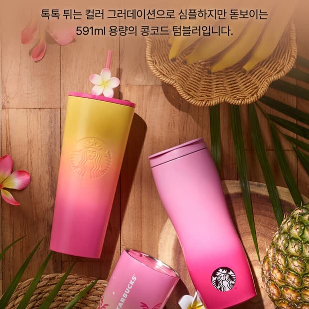 스타벅스 알로하 콩코드 텀블러 
