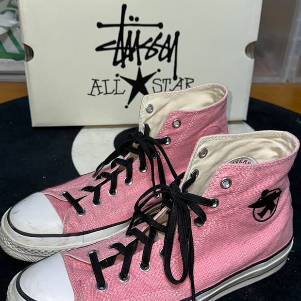 컨버스 x 스투시 척테일러 핑크 하이 285