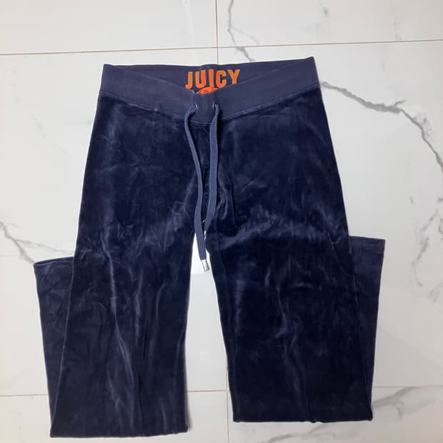 쥬시 꾸뛰르 벨루어 팬츠 바지 S 플립 포켓