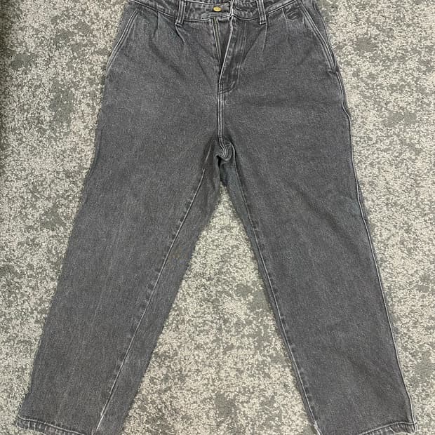 어 피스 오브 케잌 와이드 데님 블랙 L