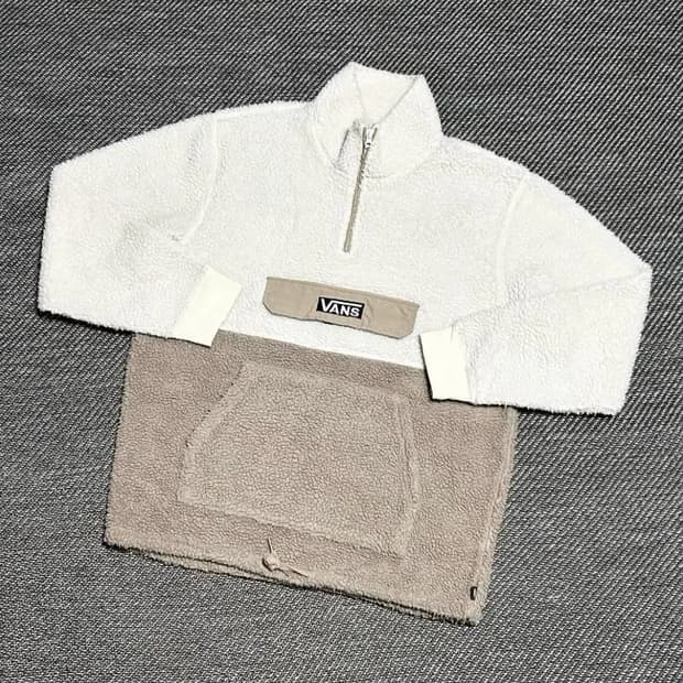 [XL] Vans 반스 후리스 아노락 풀오버