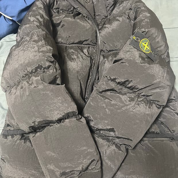 스톤아일랜드 나일론패딩 xl