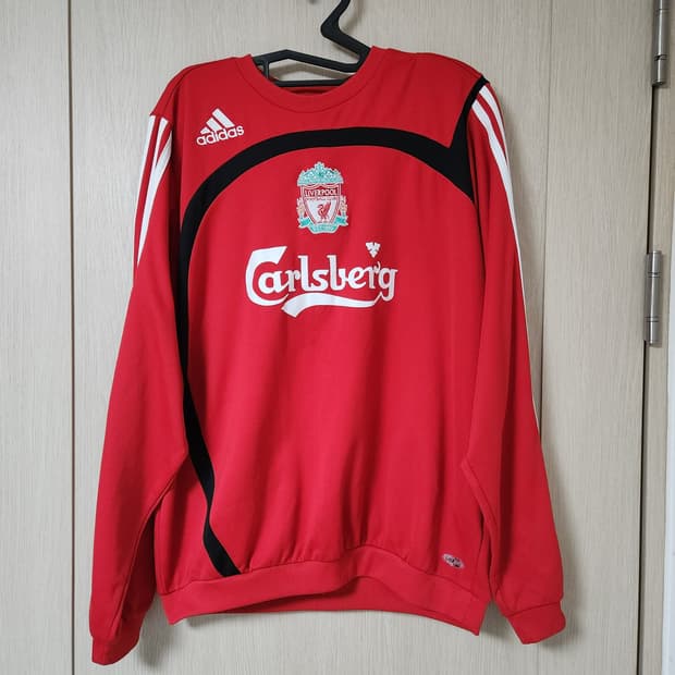 2007-08 리버풀 아디다스 클리마웜 스웨트셔츠 사이즈L