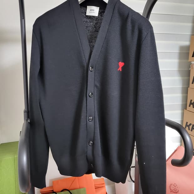 23SS 아미 메리노울 니트 가디건 XL