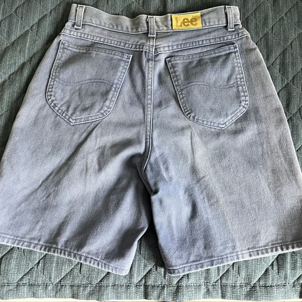 Lee purple denim shorts