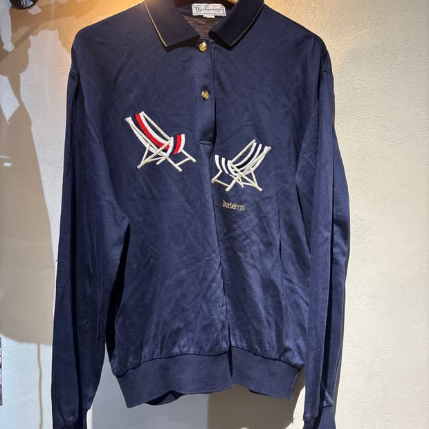 버버리즈 네이비 금장 슬리브