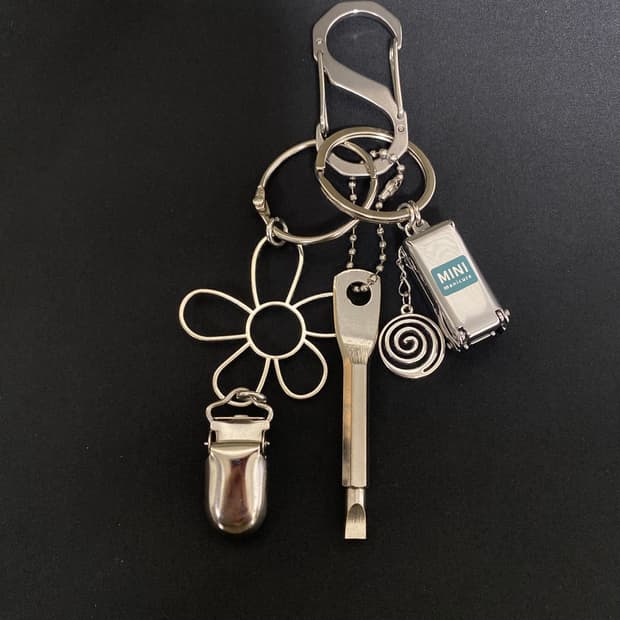 플라워 EDC 키링