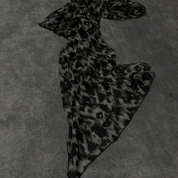 Vintage v-kei gothic punk scarf