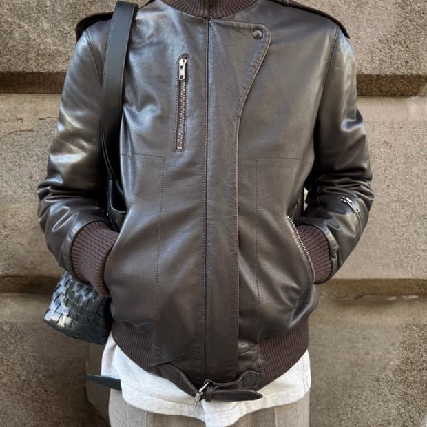 Martin Margiela 07AW Leather Bomber