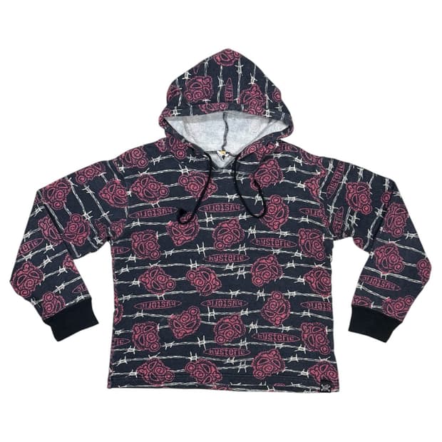 히스테릭 글래머 아카이브 철사 패턴 후드티 스웨터