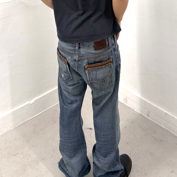 리바이스 실버탭 슬림 부츠컷