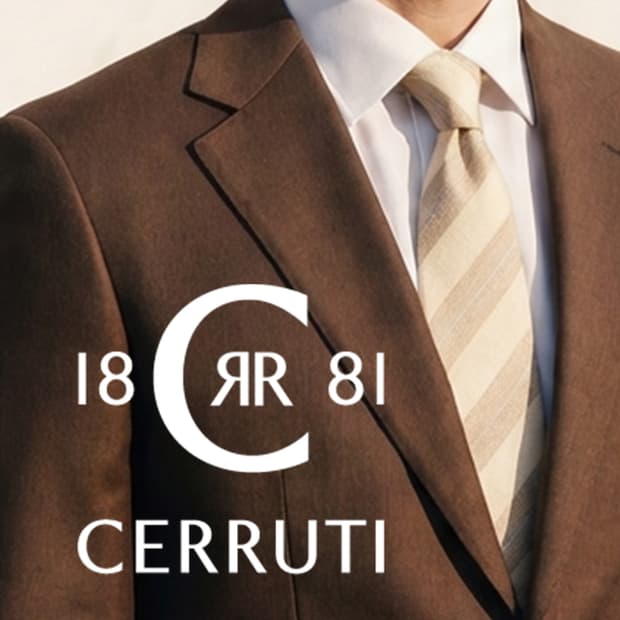 세루티 린넨 베이지 스트라이프 넥타이 9.4cm A등급 A19665