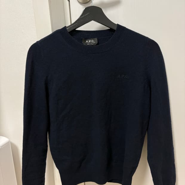 (W) 아페쎄 스웨터 다크 네이비