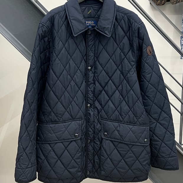폴로랄프로렌 퀼팅 카 코트