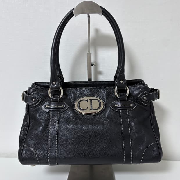 디올 CD 레더 숄더백