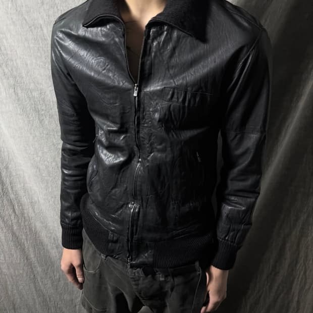 The viridi anne Cattle leather jacket