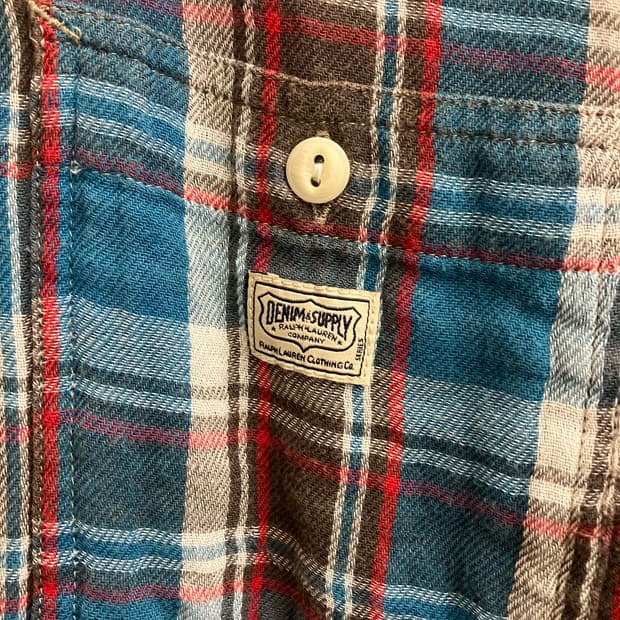 N8 폴로 데님앤서플라이 체크셔츠