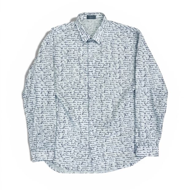디올 옴므 스크립셔츠 fw15