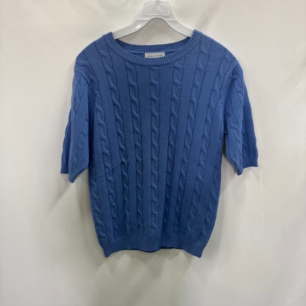 KUJTEN(쿠즈텡)스카이블루 꽈배기 니트 55