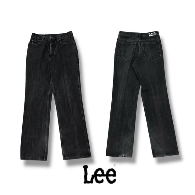 리 흑청 데님팬츠 s08116