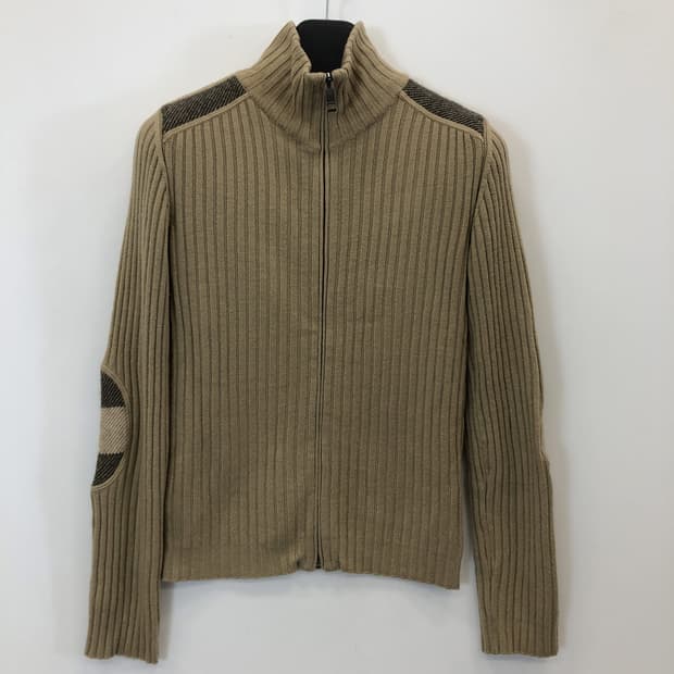 버버리 램스울 니트집업 XS