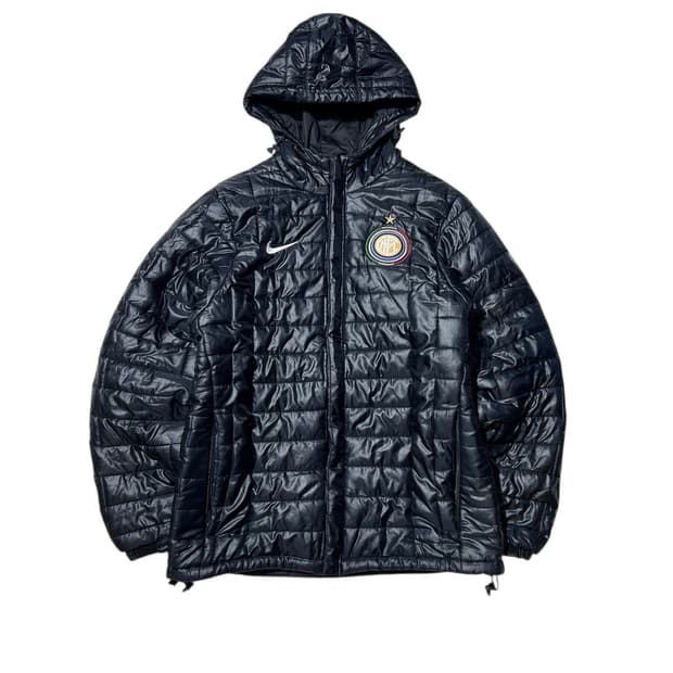 나이키 인터밀란 경량패딩 블랙 싸커 M 100