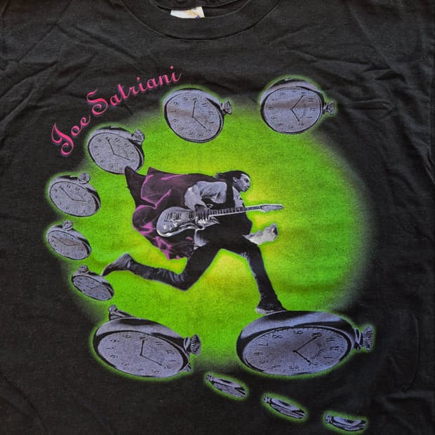 90s joe satriani timemachine tee