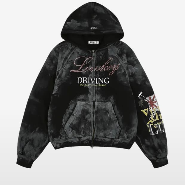 그레일즈 로우키 더티 집 후디