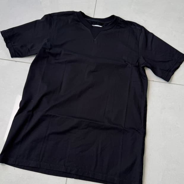 CREQ NECK SS TEE 크루넥 스테인리스 티셔츠