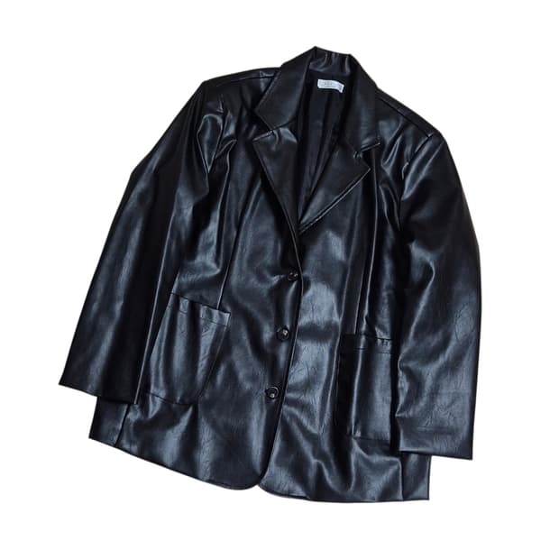 레더 가죽 블레이져