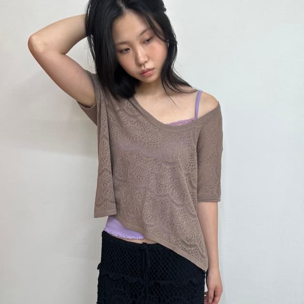 pual ce cin knit top