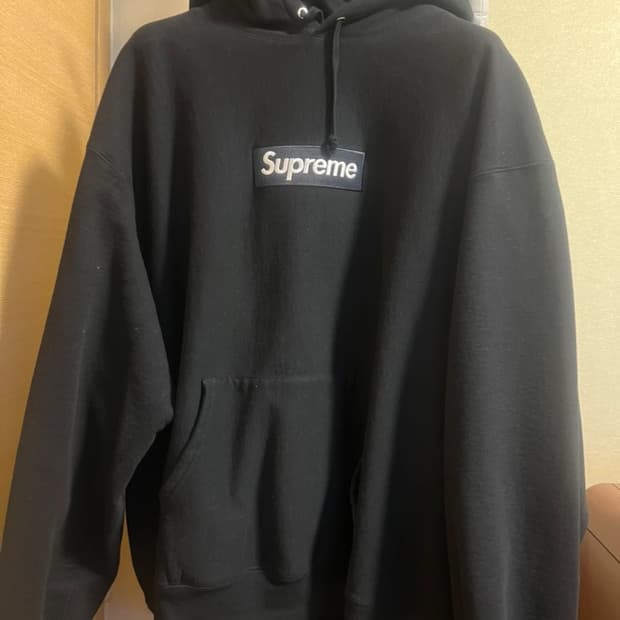 슈프림 23FW 박스로고 후드 블랙 XL