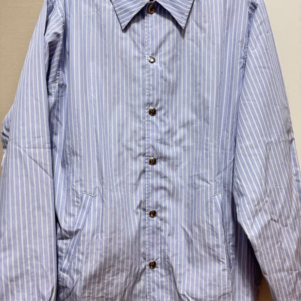 CDG 스트라이프 코치 자켓 M