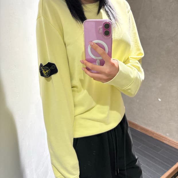 스톤아일랜드 패치와펜 스웻셔츠