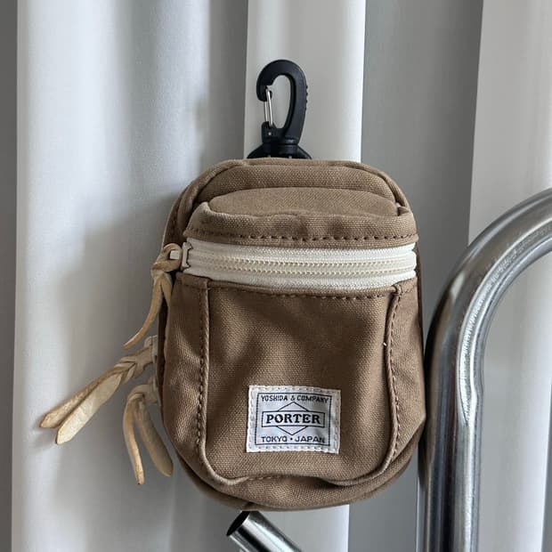 PORTER Yoshida Made in Japan 캔버스 미니 파우치 