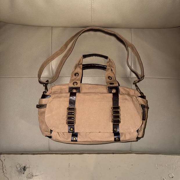 utility canvas tote & shoulder bag