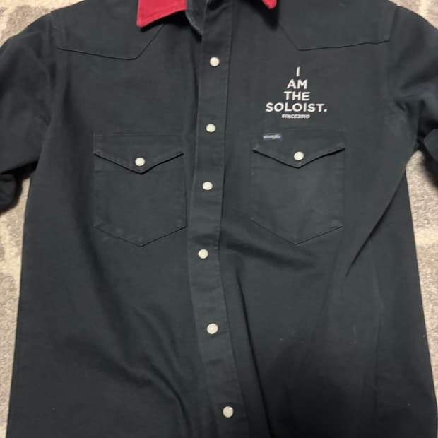 더솔로이스트 웨스턴 셔츠 랭글러 xl