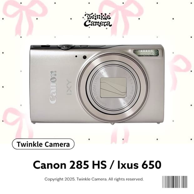 (윈터디카💗) Canon ixy 캐논 익시 650 (익서스 285HS)