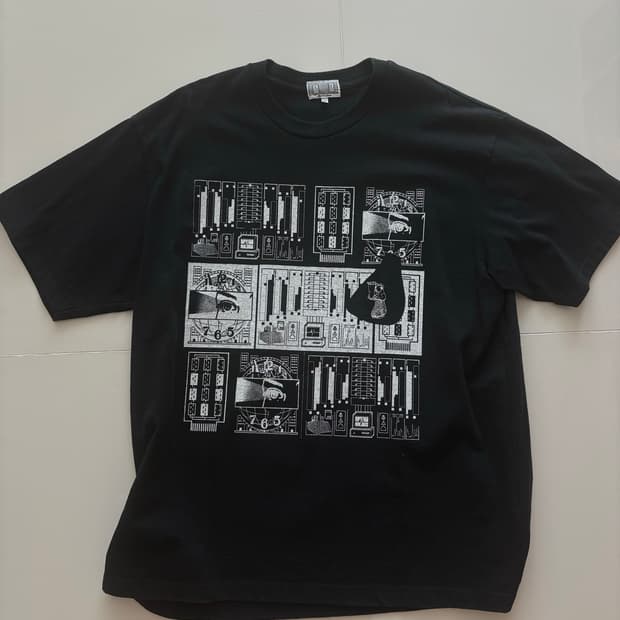 [XL]카브엠트 Cav empt 반팔 티셔츠 블랙