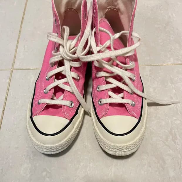 컨버스 척테일러 하이 핑크 240