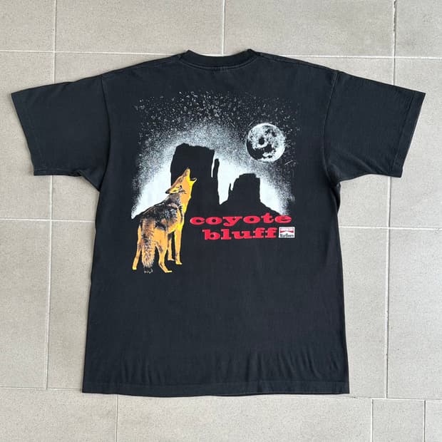 90s 빈티지 말보로 코요테 티셔츠 XL