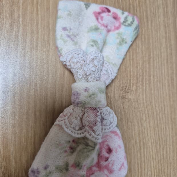 리즈리사 핑크 리본 브로치