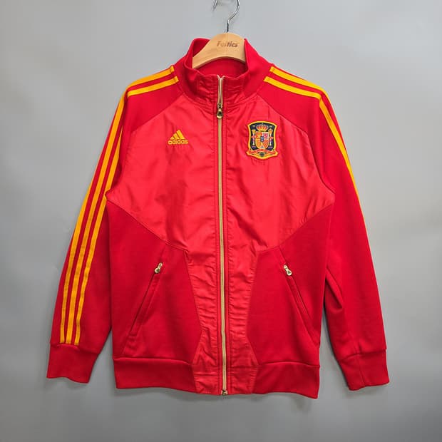 아디다스 스페인 트랙 집업 레드 95