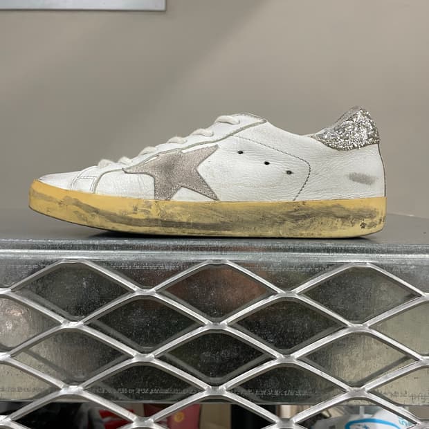 골든구스 슈퍼스타 화이트 글리터 35 (gr-4236)