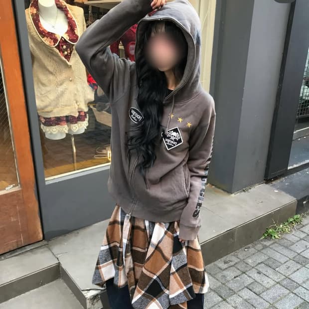 밴슨 모카무스 브라운 풀 집업