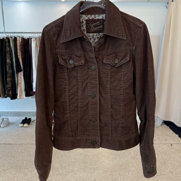 Hysteric Glamour brown coduroy jacket