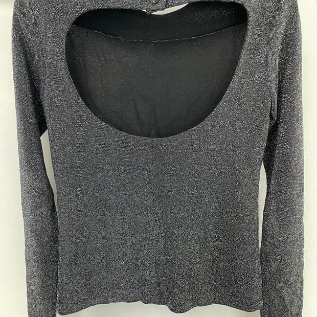 더오픈 프로덕트 글리터 백 홀 탑